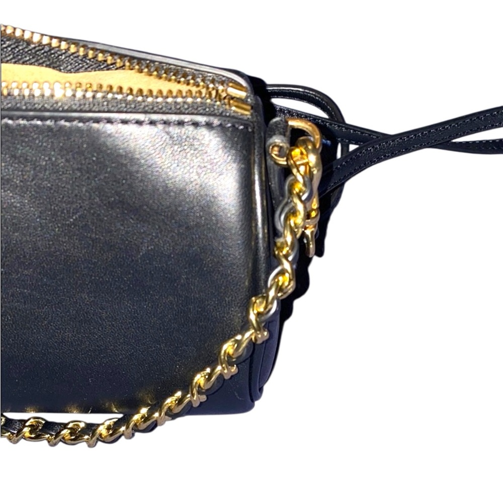 Lauren Ralph Lauren Black Crossbody Bag with Gold Hardware - Picture 4 of 15